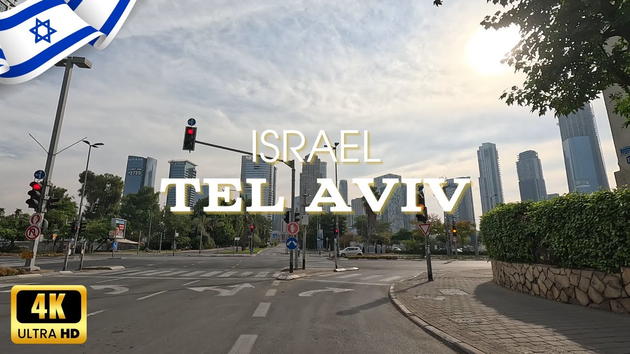 TEL AVIV 4K | Stunning Scenic Drive Through Israel's Most Vibrant City