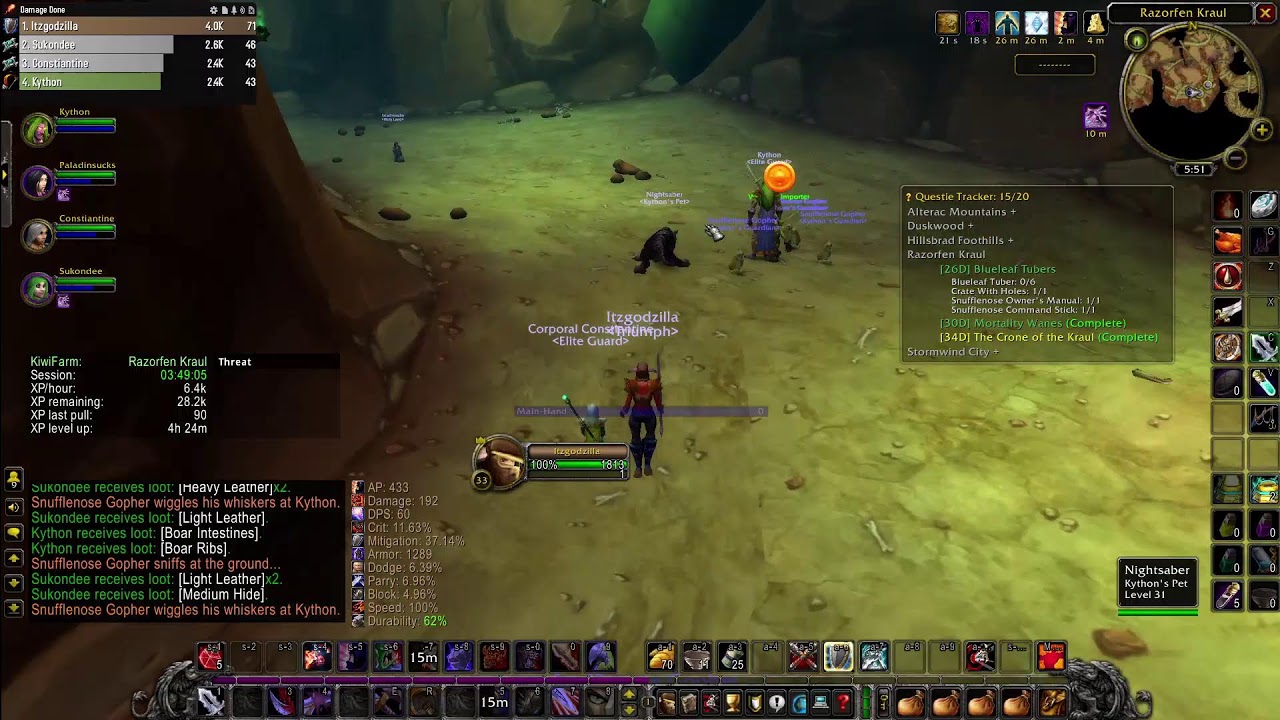 wow solo warrior
