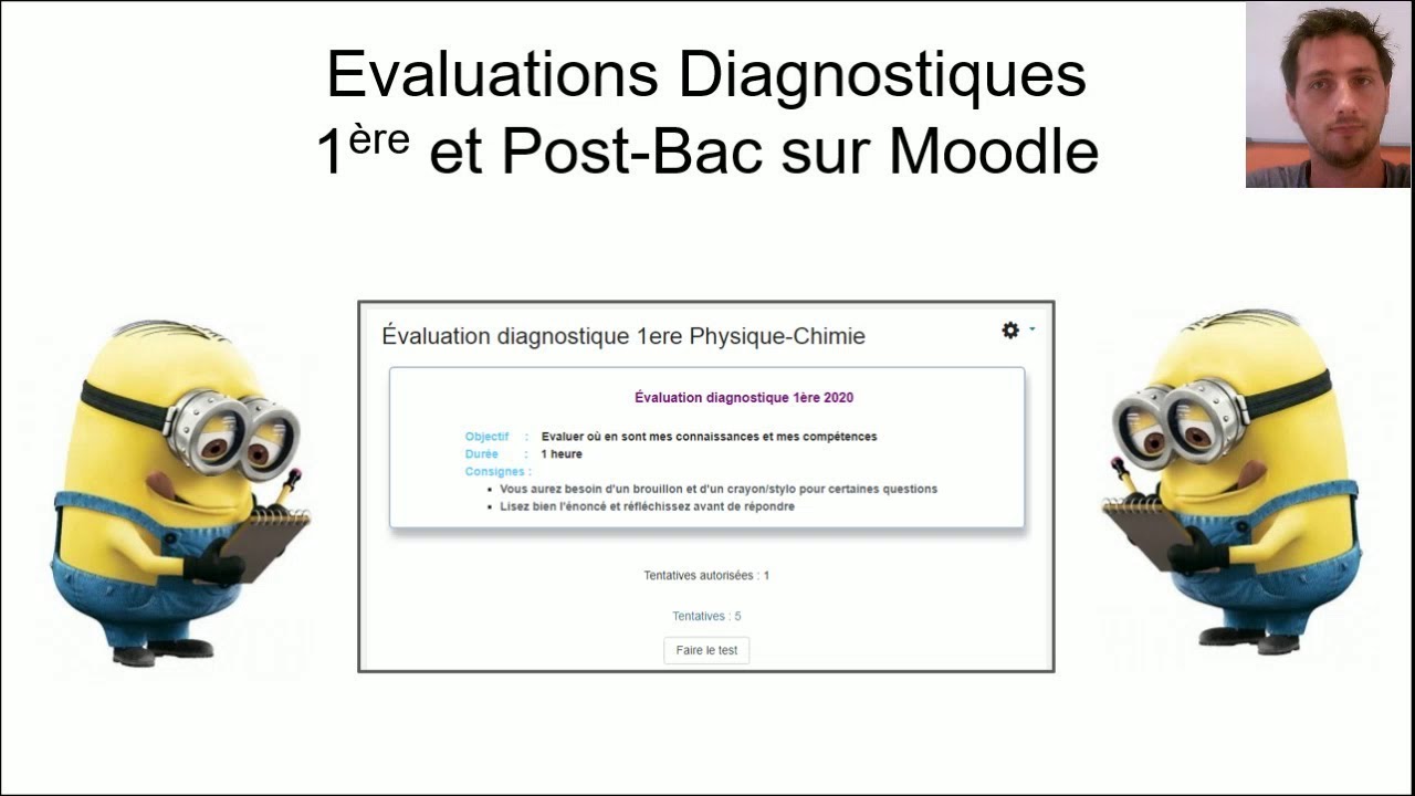 Les &eacute;valuations diagnostiques 1&egrave;re et Post-Bac
