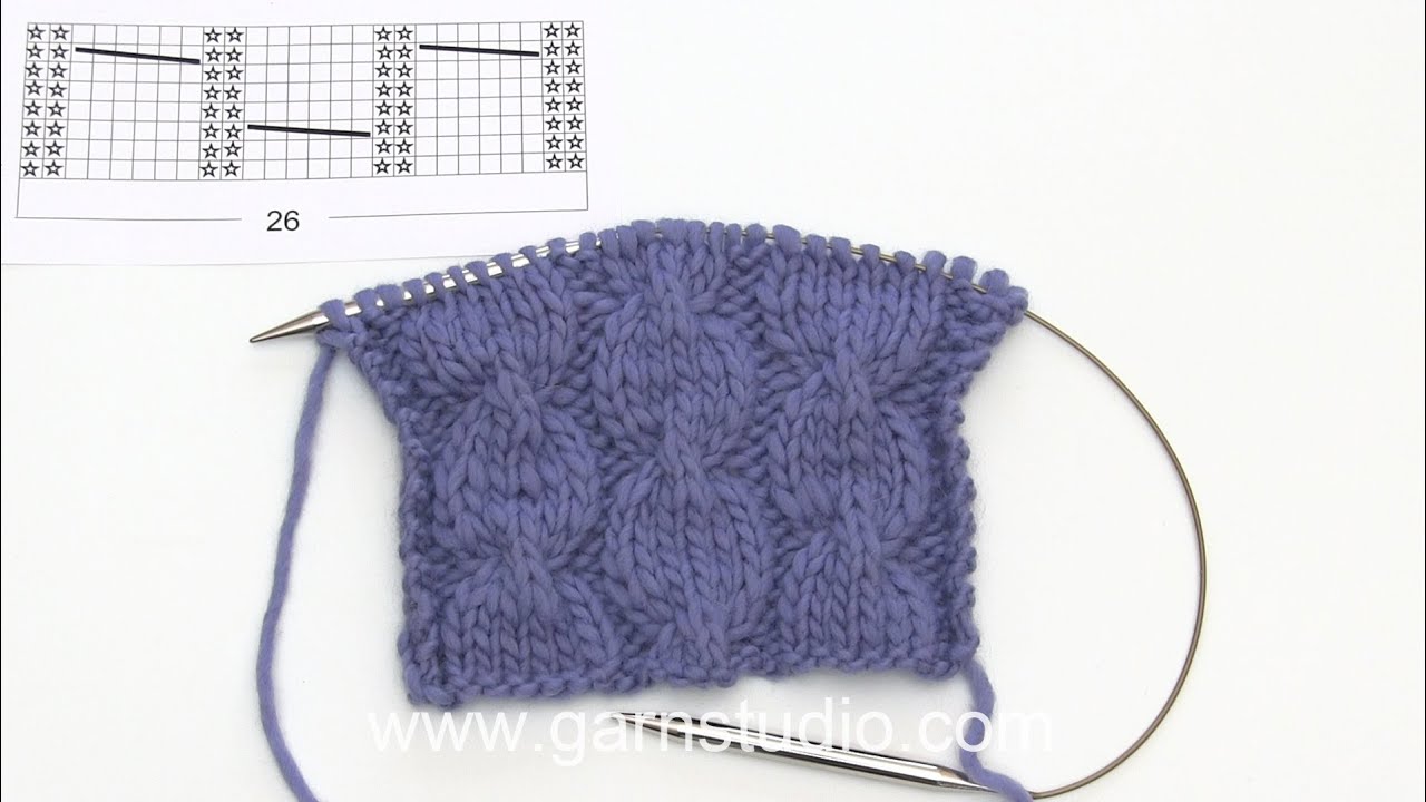 How to knit a cable pattern