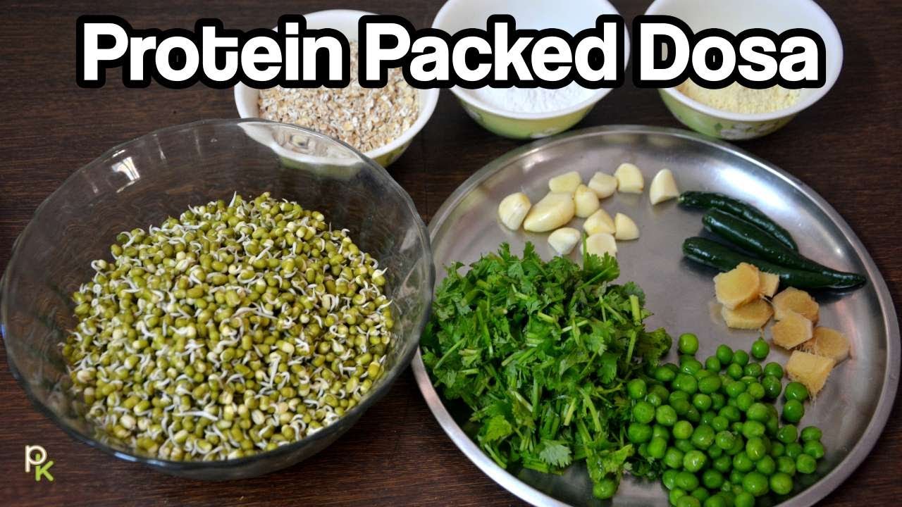 Healthy Protein Rich Dosa-Weight Loss Breakfast Indian-This Dosa will Keep you full until Lunch.