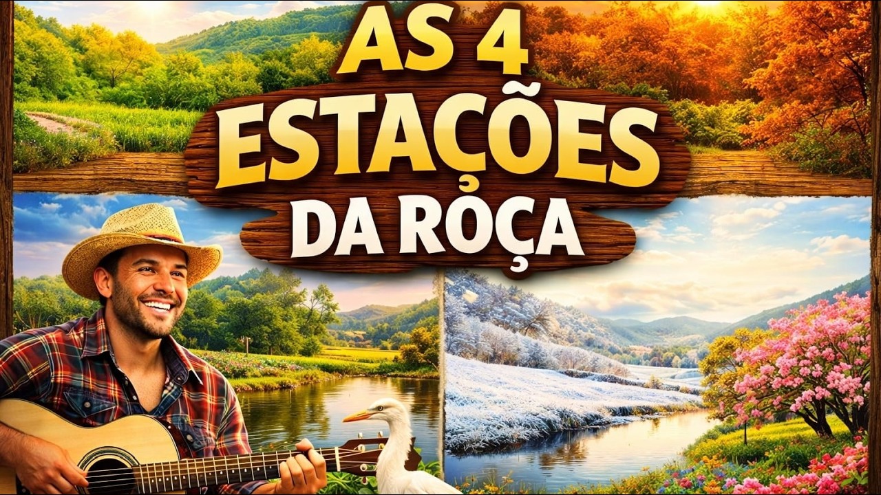 AS 4 ESTAÇÕES DA ROÇA 🌾 | A Música Sertaneja Mais Linda Sobre a Natureza