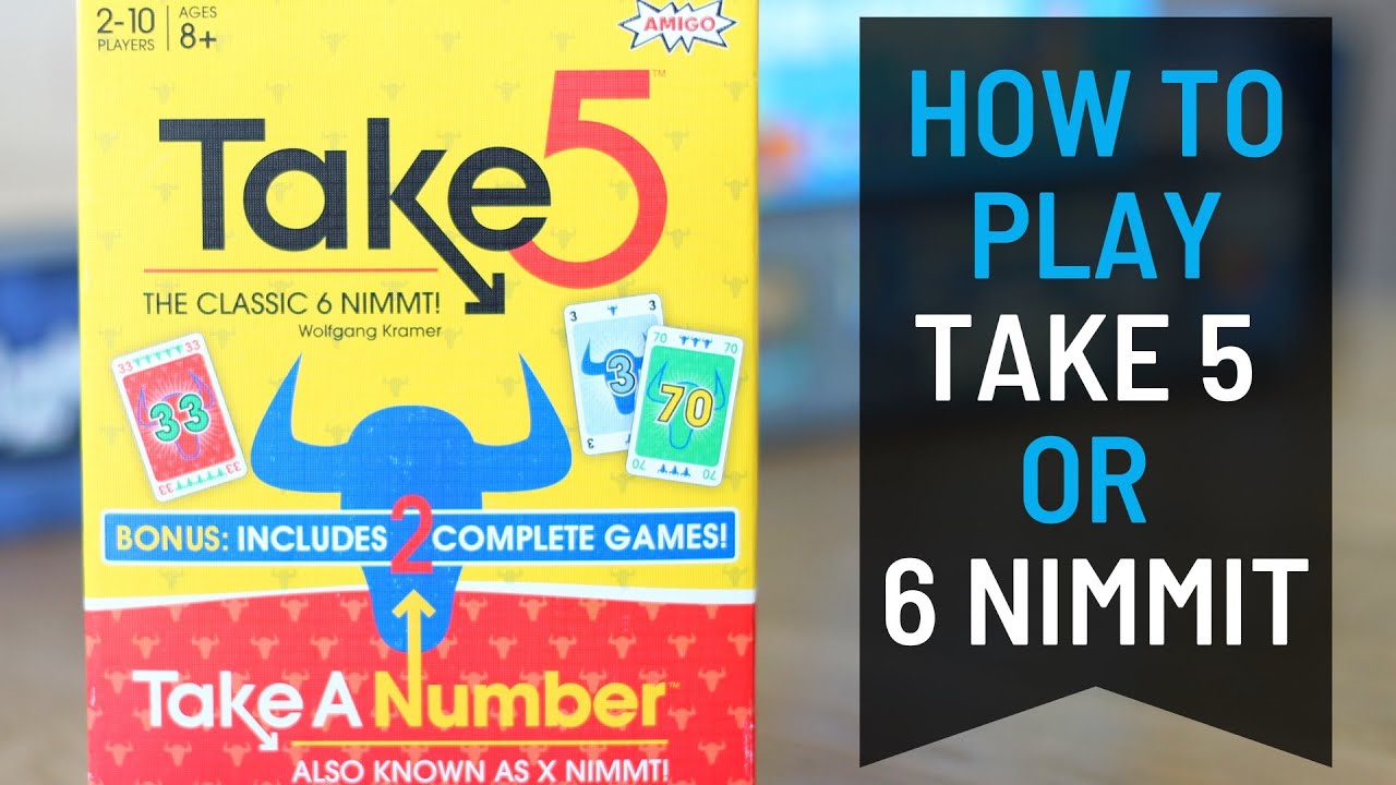 How To Play Take 5 Or 6 Nimmit Card Game In Under 5 Minutes