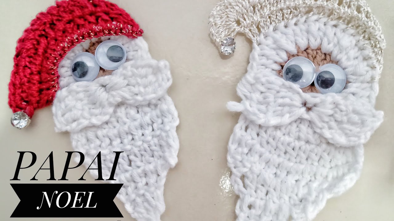 PAPAI NOEL DE CROCHÊ (VEJA COMO FAZER)