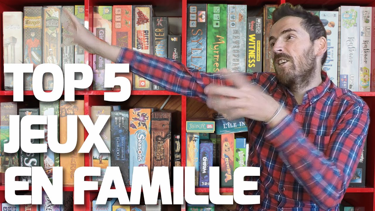 TOP 5 JEUX DE SOCIETE EN FAMILLE