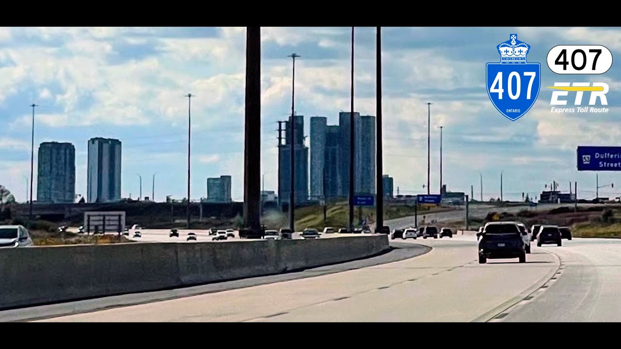 [2023/63] Highway 407, Toronto, ON - Newcastle to Brampton - Toronto Freeways