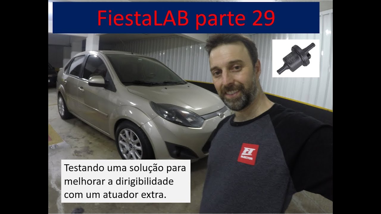FiestaLAB parte 29 - Testando usar um atuador extra para melhorar a dirigibilidade em manobras