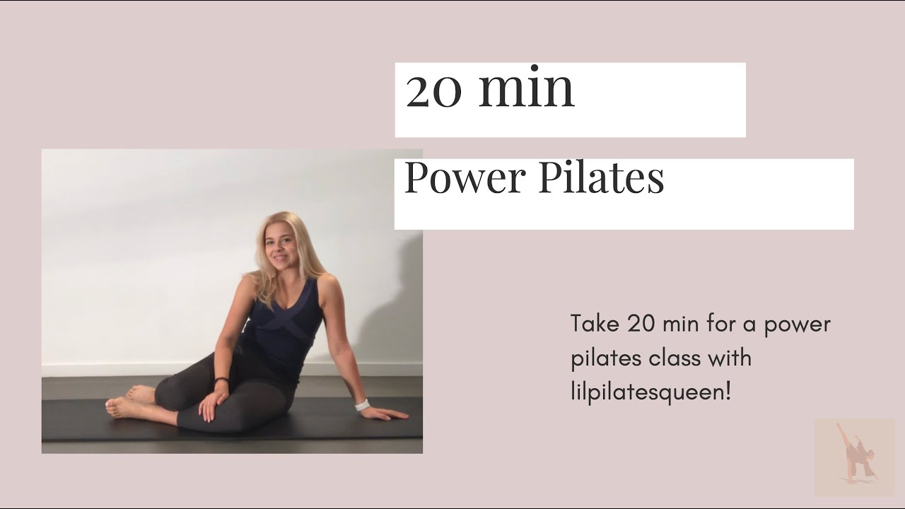 20 min Power Pilates | No equipment | 