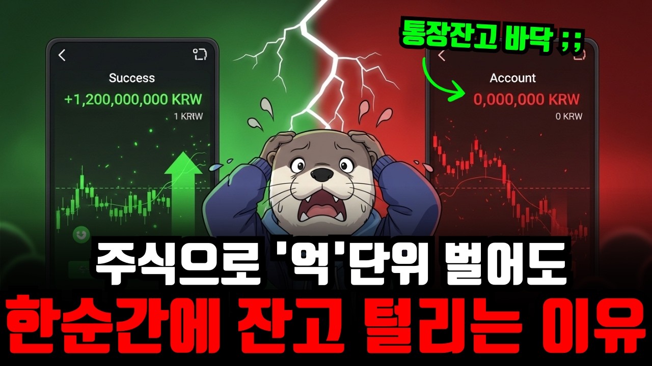 '3억 벌고 편의점 알바' 투자로 돈 잃는 진짜 이유
