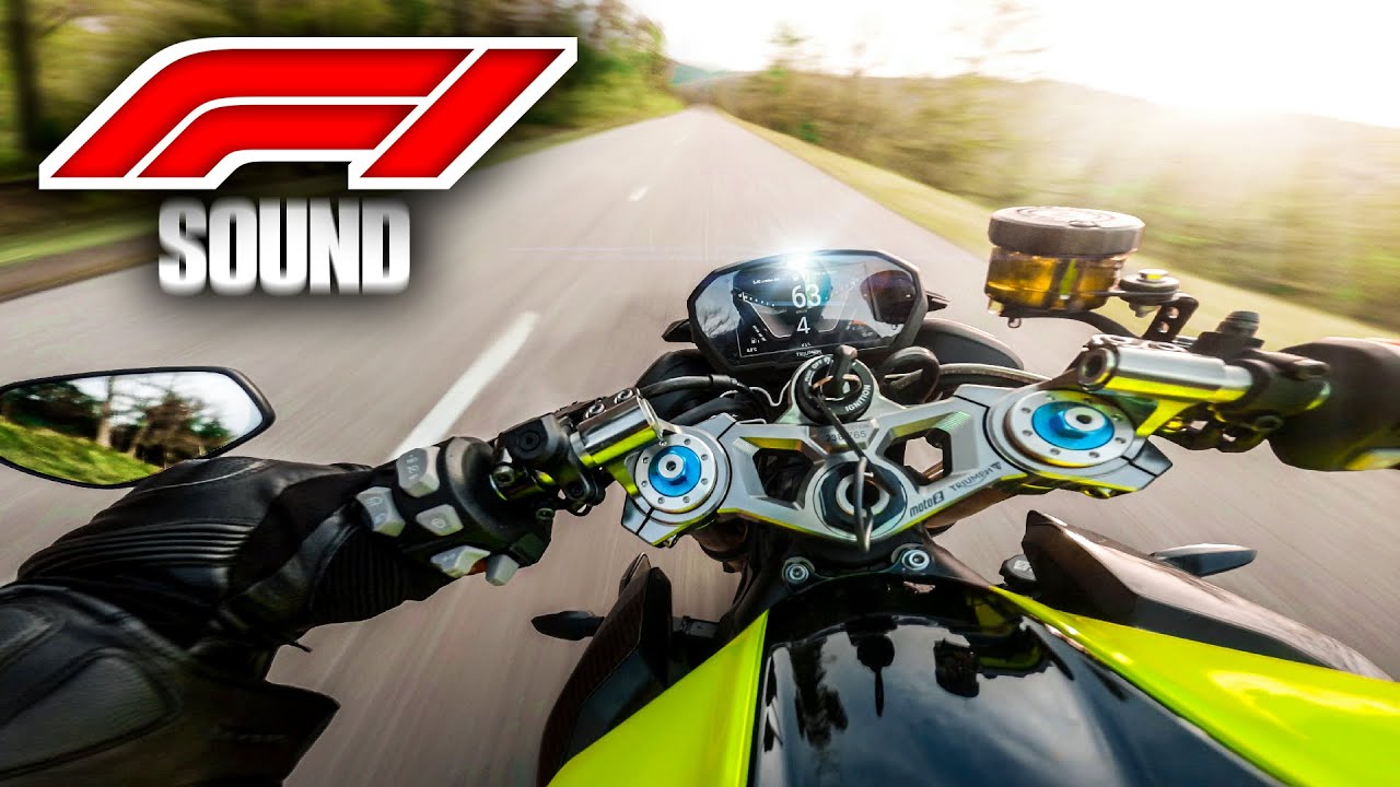 TRIUMPH Street Triple MOTO2 - Издает звук болида F1 🏎️