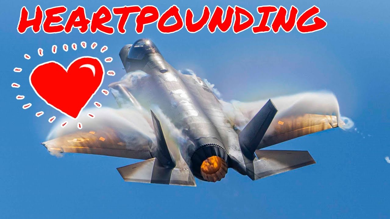 Hear pounding Tactical maneuvers by the F-35 Lightning II