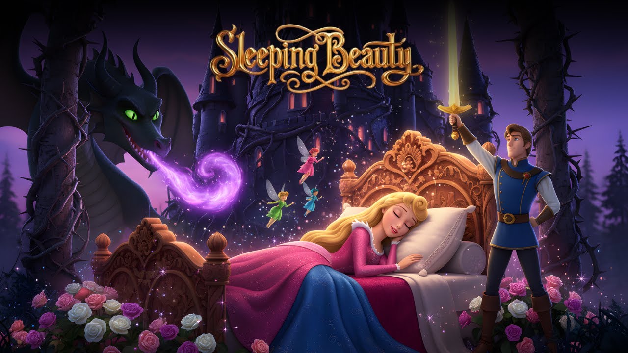 Sleeping Beauty 👑 Full Fairy Tale Story | Kids Bedtime Stories