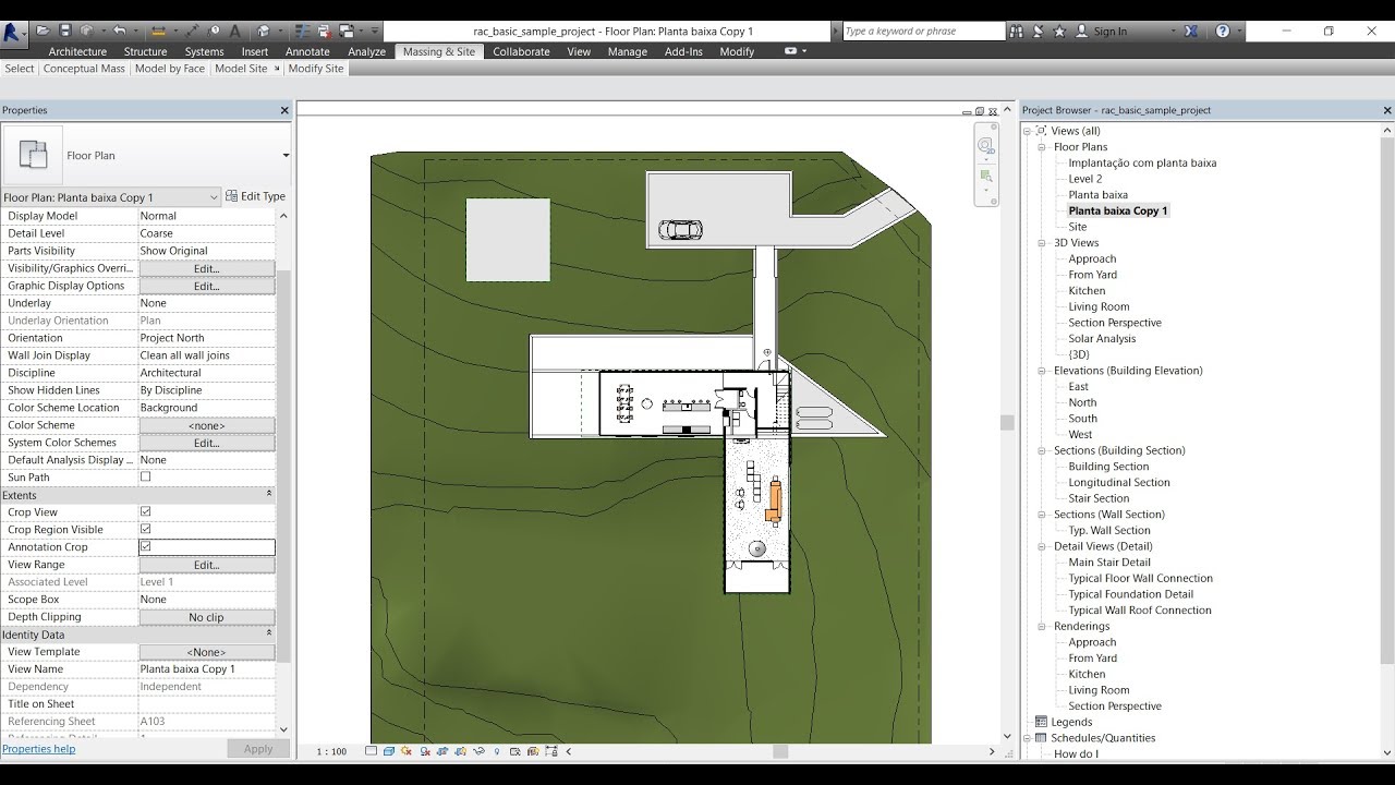Aula de Revit - Implanta&ccedil;&atilde;o com Planta baixa