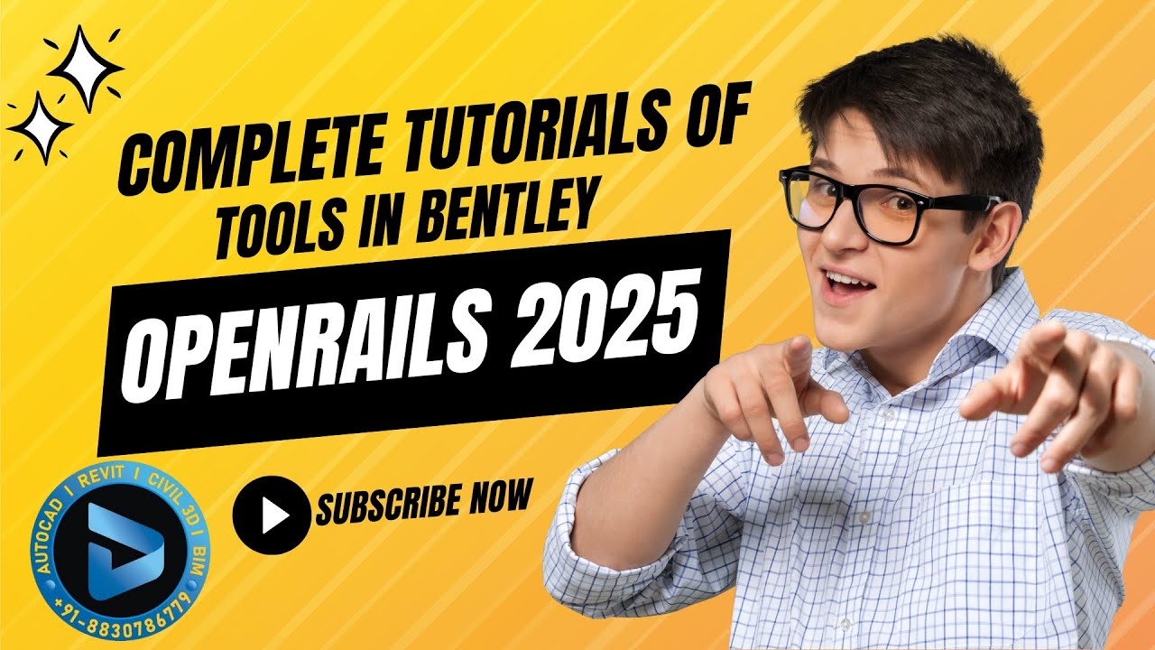 Complete Tutorials of Tools in Bentley Openrails 2025 || Dynamic Design Creations