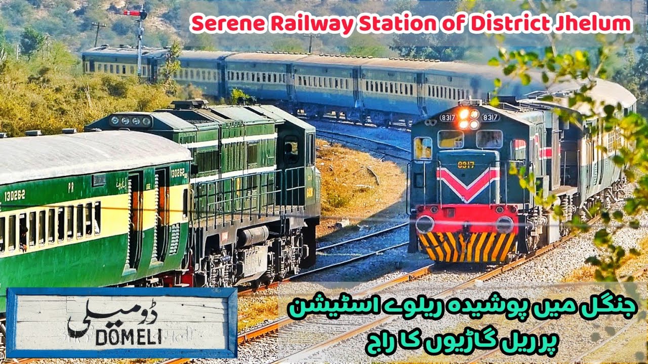 Trainspotting at Domeli Railway Station of District Jhelum