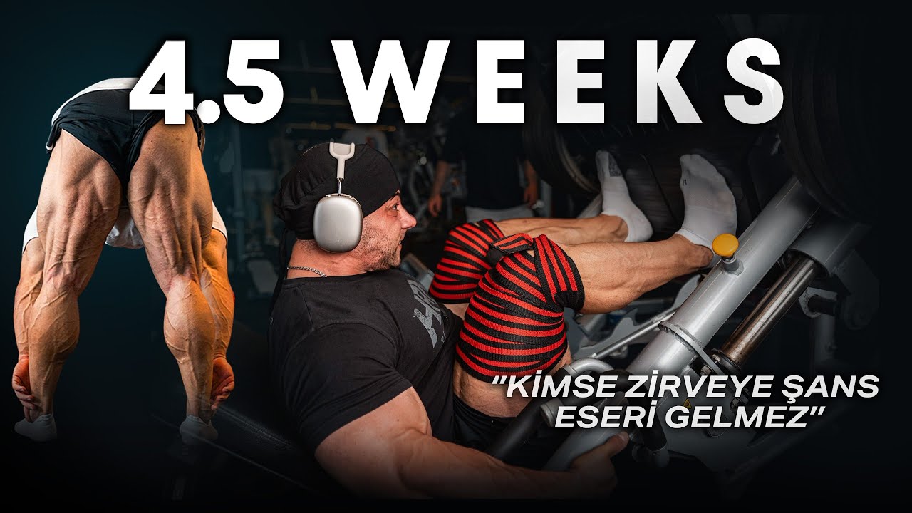 NO DRAMA ! ⭕️4.5 WEEKS OUT | LEG DAY | Nihat Kaya
