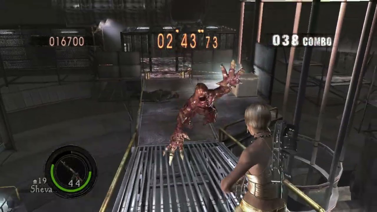 RE5 Mercenaries Sheva Clubbin Experimental Facility SS Medal