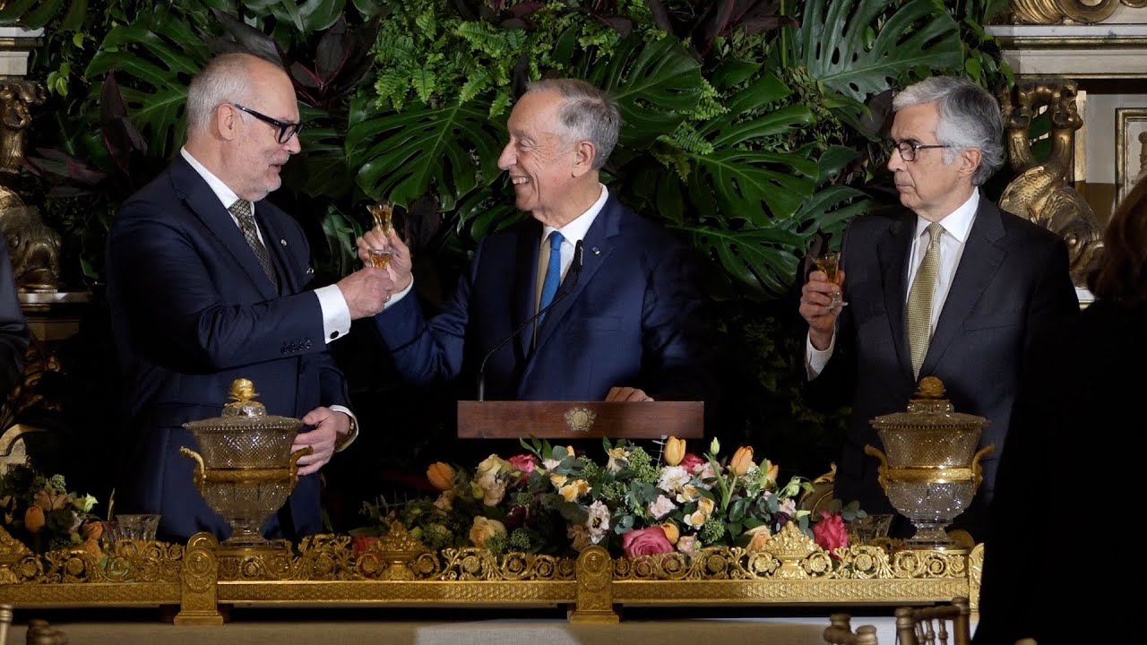 Jantar oficial oferecido pelo Presidente da República em honra do Presidente da República da Estónia