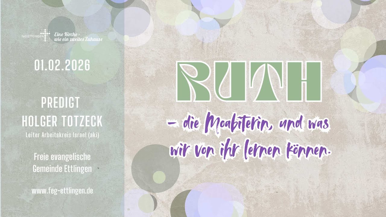 FeG Ettlingen  01. Februar 2026 - 10:00 Uhr - Livestream