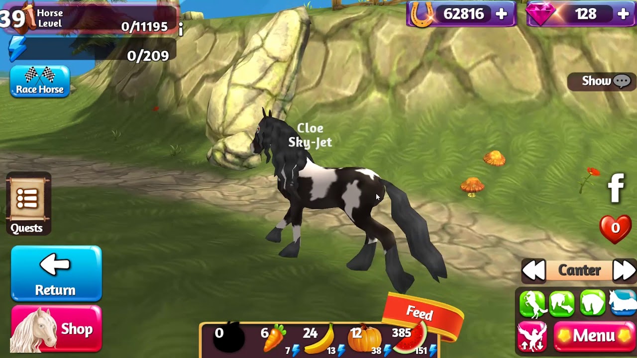 Sport Friesian Going through her Gaits - Horse Paradise Android/iOS