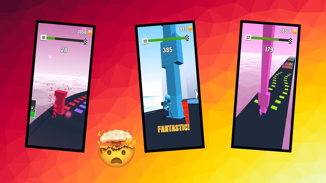 STACK COLORS GAMEPLAY WALKTHROUGH #2 | LEVEL 16-30