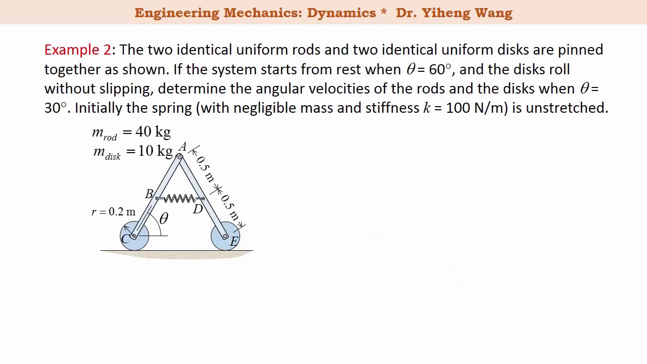 33 TRIMMED Work and Energy for Rigid Body Planar Motion