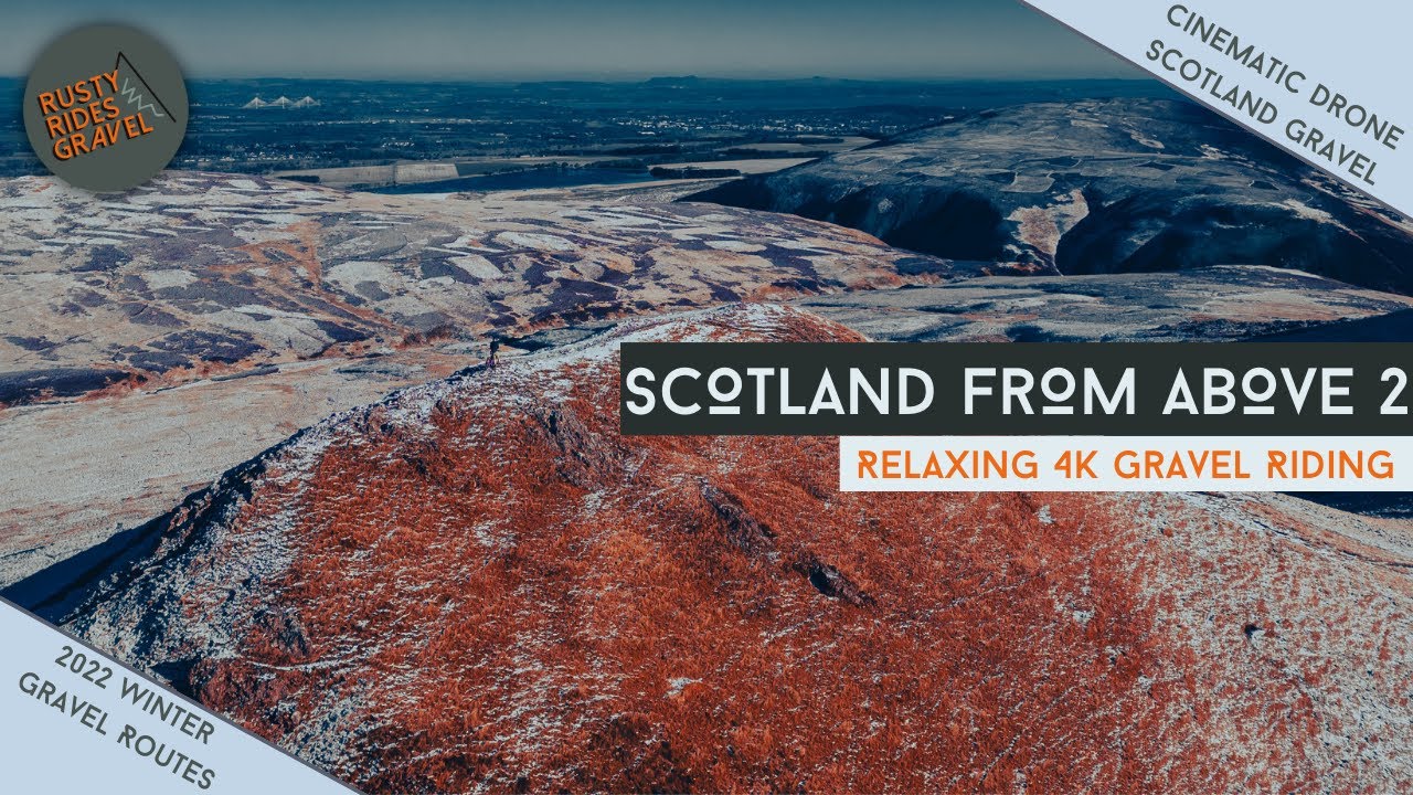 Scotland's Stunning Gravel Trails from Above Part 2: A 4K Drone Compilation with Relaxing Music