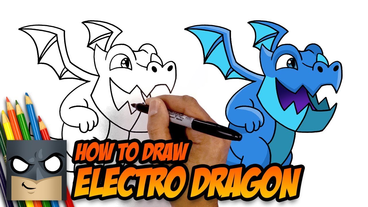 How to Draw Clash Royale | ELECTRO DRAGON