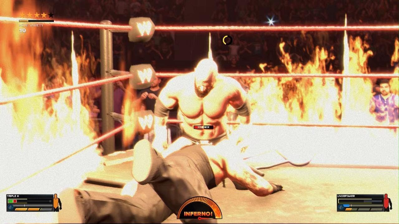 Triple H vs The Undertaker - Inferno Match (Legend Difficulty) WWE 2K26