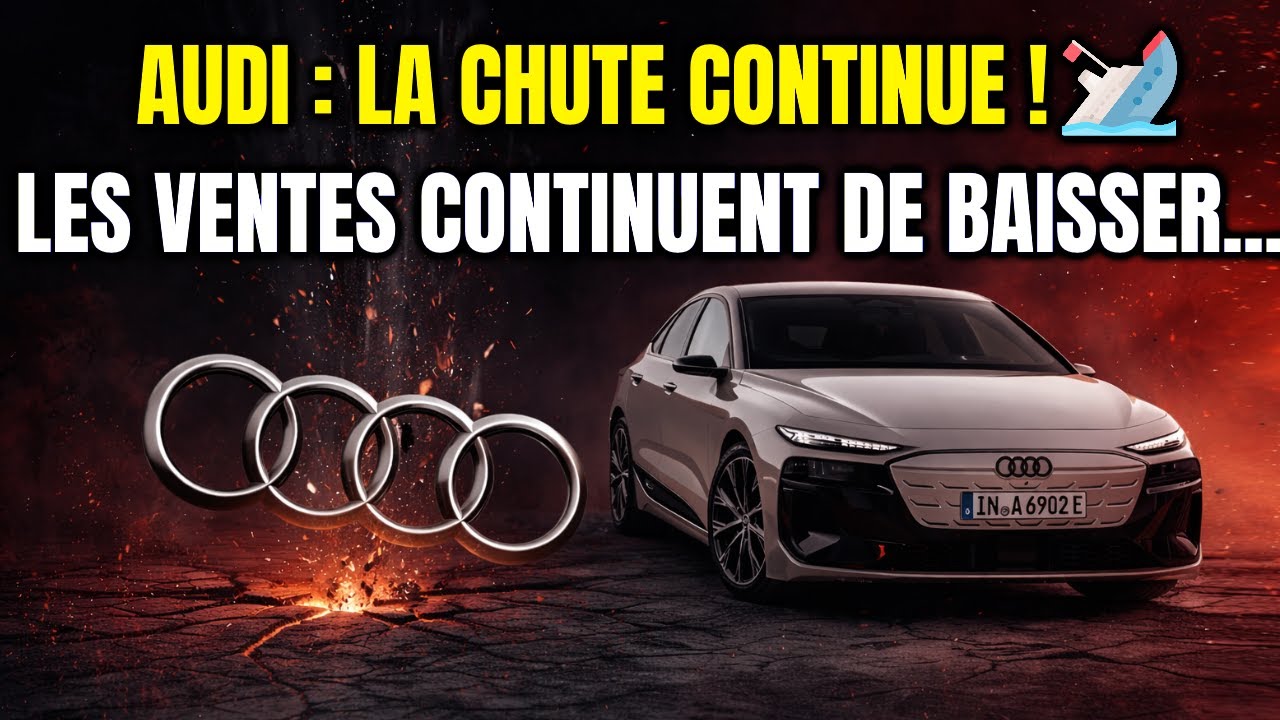 AUDI : LA CHUTE CONTINUE...