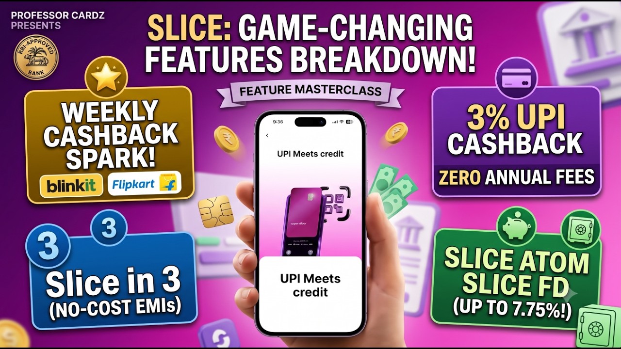 slice UPI Credit Card + Savings + atom + sparks: The Most Innovative Card Ecosystem in India