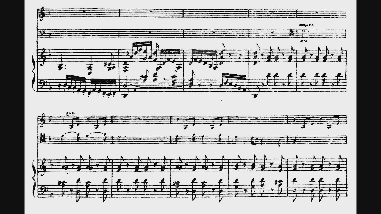 Cesar Franck - Piano Trio op.1 No.2(1837?)(with full score)