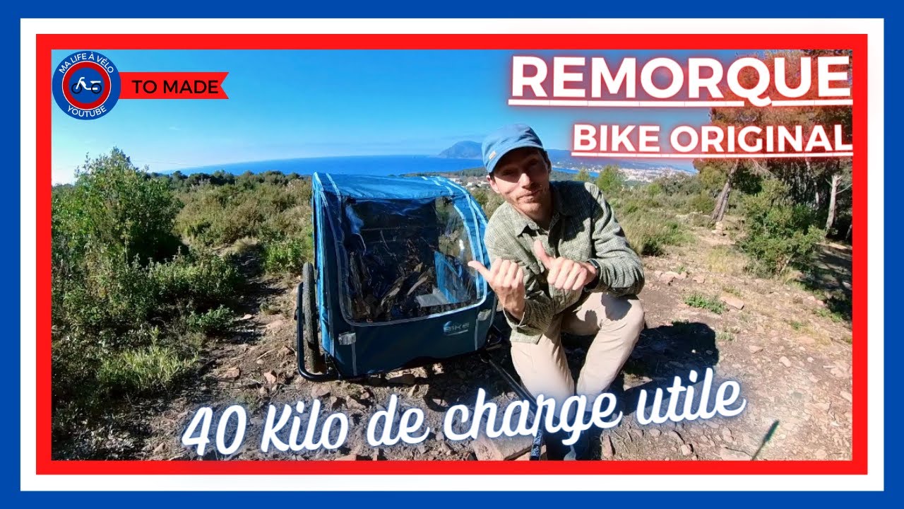 REMORQUE BIKE ORIGINAL - DÉCATHLON - remorque vélo 2023