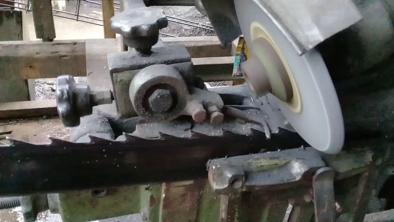 Cara mengasah gergaji selendang part 5