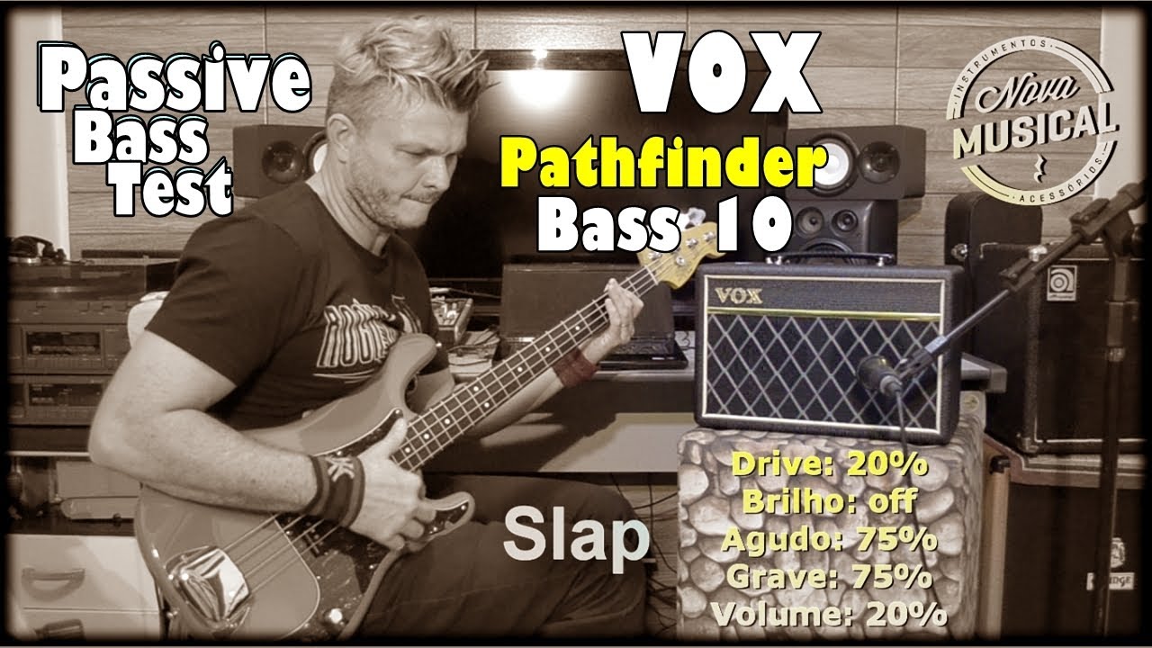 Vox Mini Bass Amp Pathfinder Bass 10W - Review Cubo de Baixo Portátil