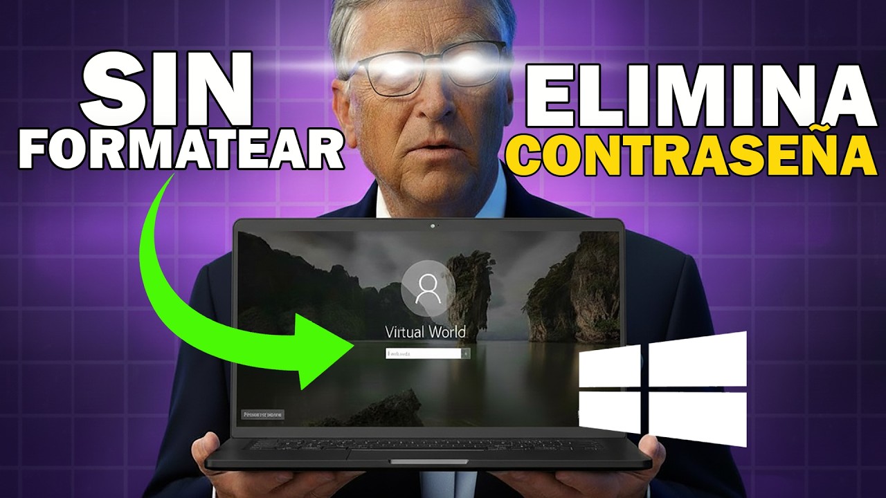 Cómo Quitar Contraseña de Windows 11/10/8 ✅ RECUPERA TU ACCESO SIN FORMATEAR NADA 2025-2026-2027