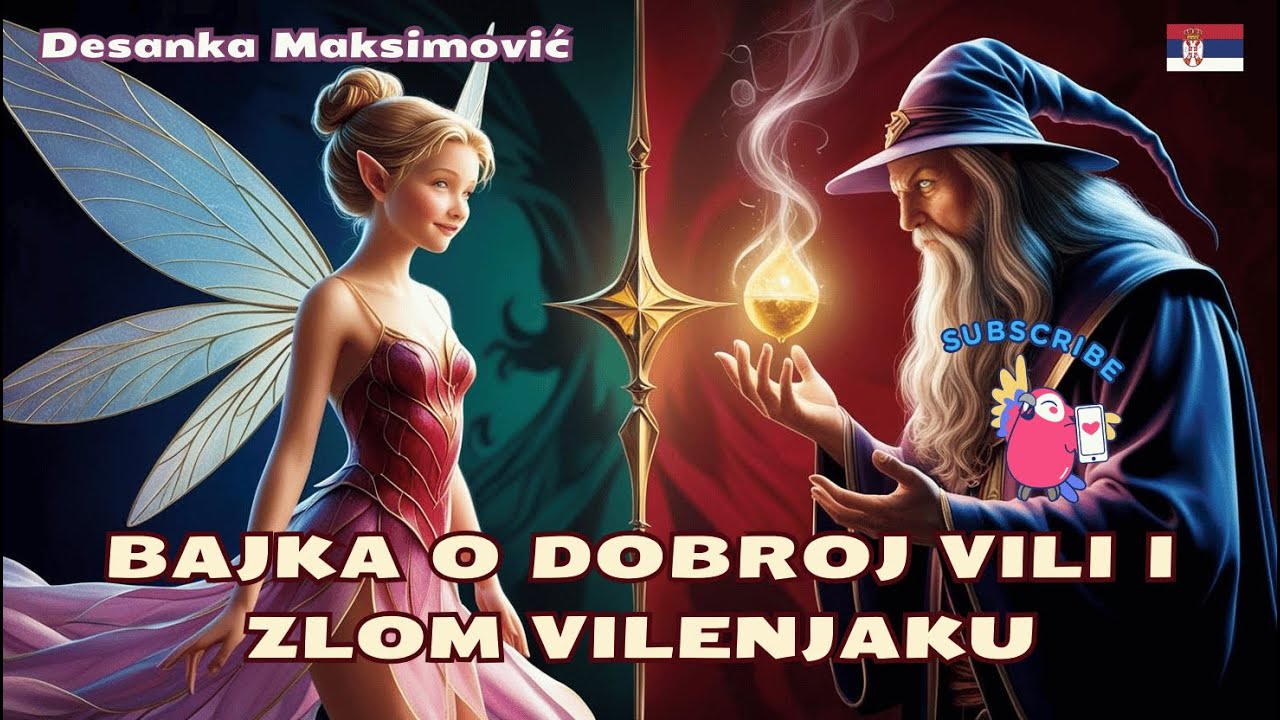 BAJKA O DOBROJ VILI I ZLOM VILENJAKU - Desanka Maksimović    🎧AUDIO PRIČA🎧 čita Biba Moretti