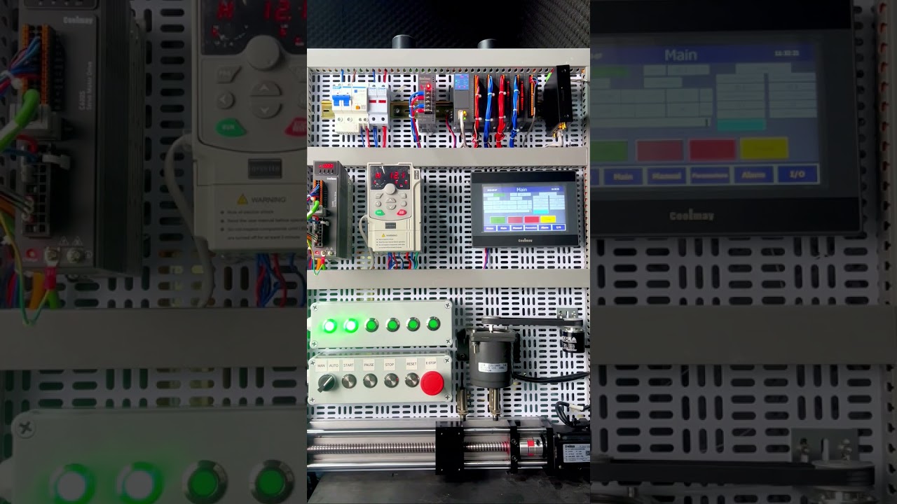 Coolmay HMI PLC Automation Control System Demonstration Cloud Display