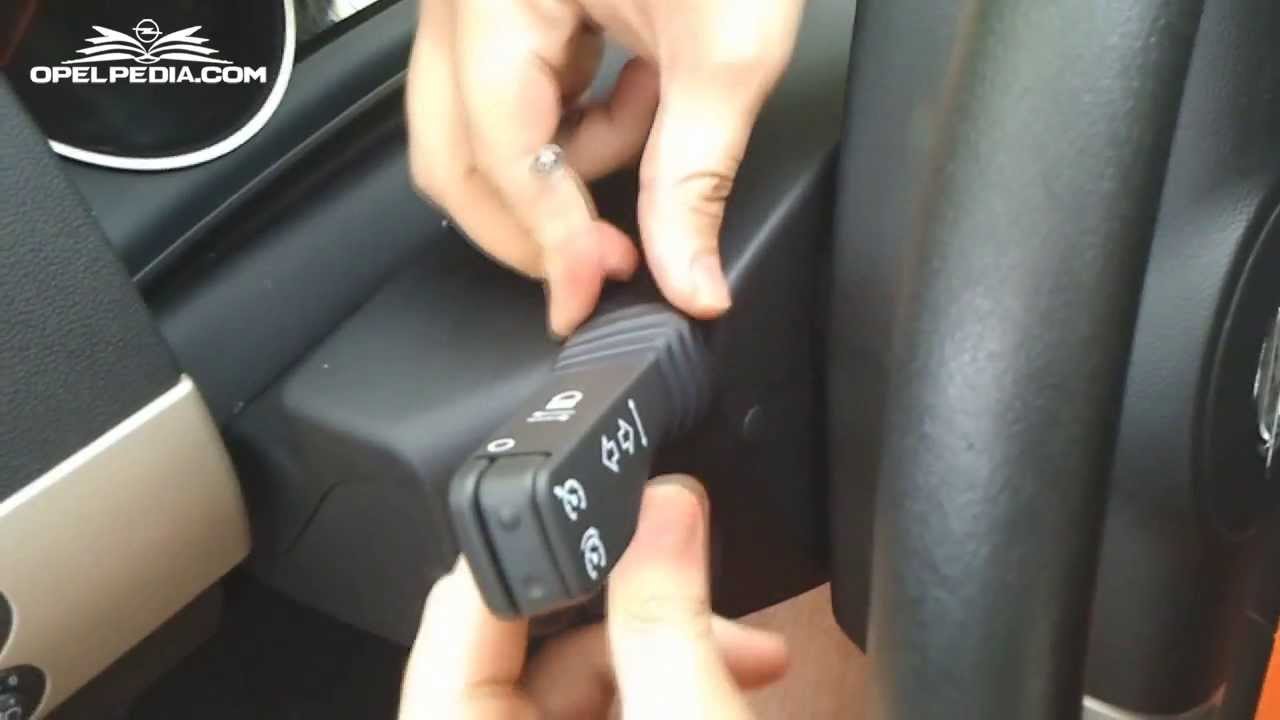 Opel Astra H Tutorial: Cruise Control Stalk