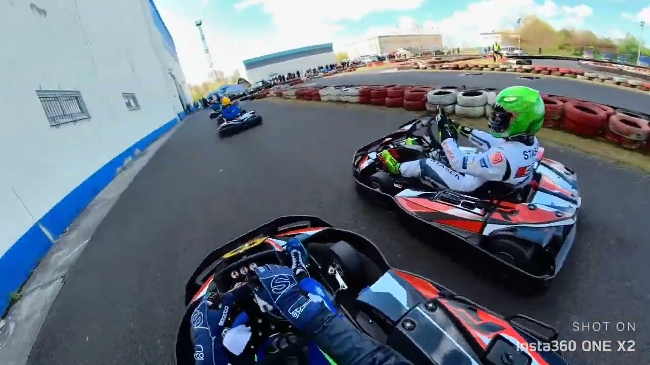 German Indoor Kart Championship 2023 - Round 5 Heat 5 - Iván Szána onboard