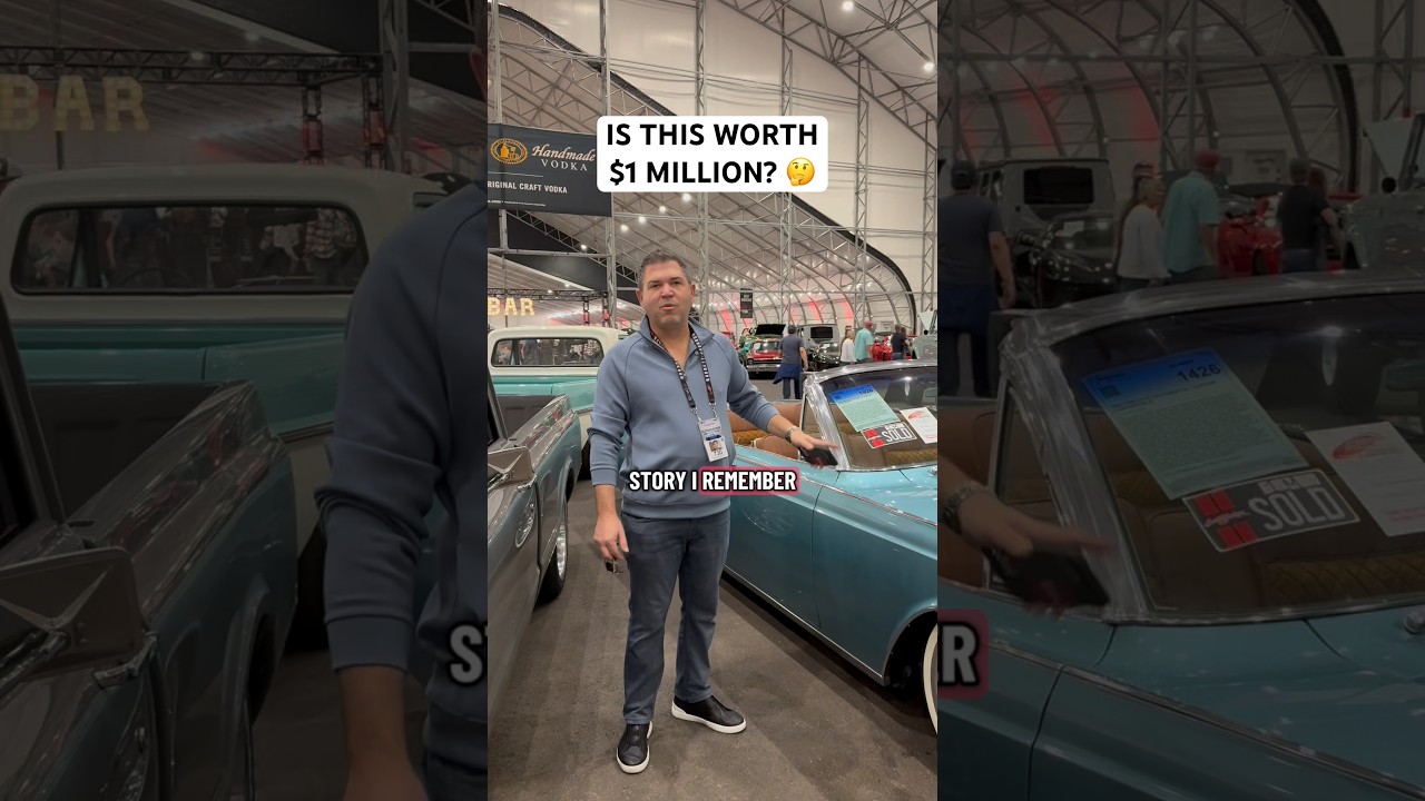 Этот Lincoln Continental только что был продан на аукционе Barrett-Jackson за 1 миллион долларов....
