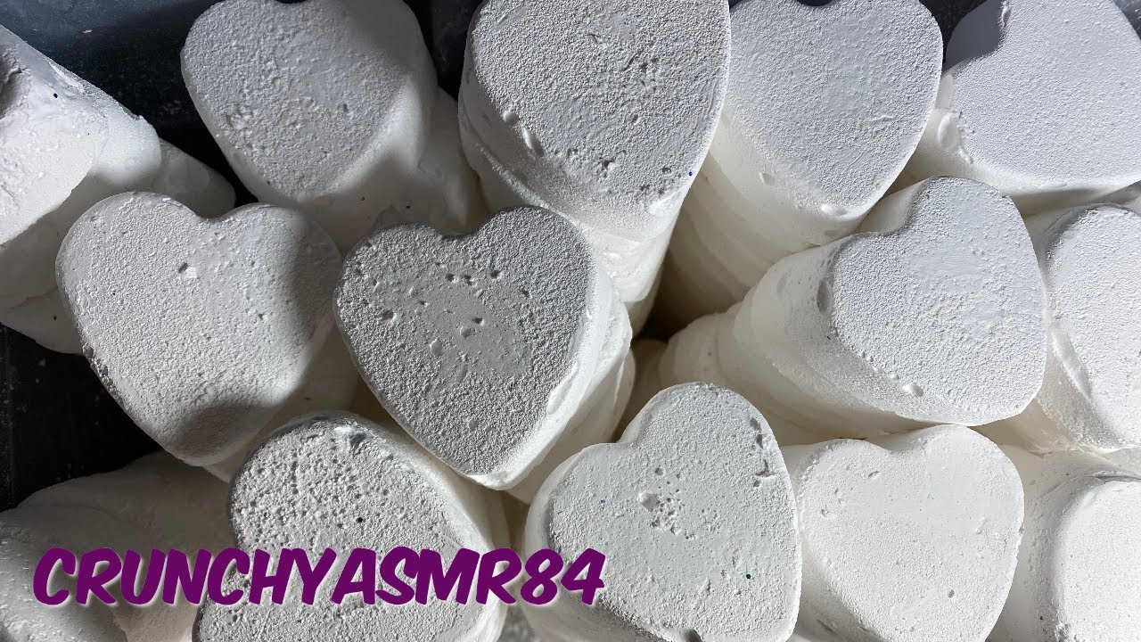 400 Gym Chalk Hearts | Mass Crush | Sleep Aid | Oddly Satisfying | ASMR