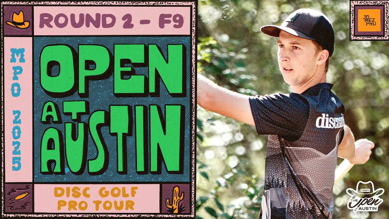 2025 MVP's Open at Austin | MPO R2F9 | Hammes, Klein, Barela, Mäkelä | Jomez Disc Golf