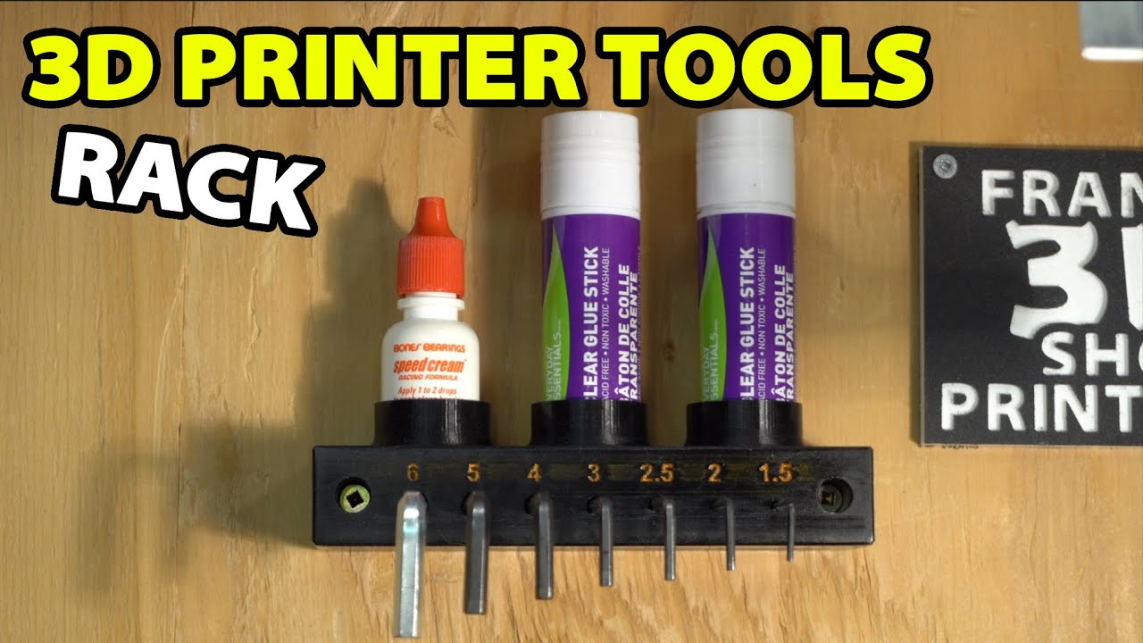 3D Printer Tools Rack