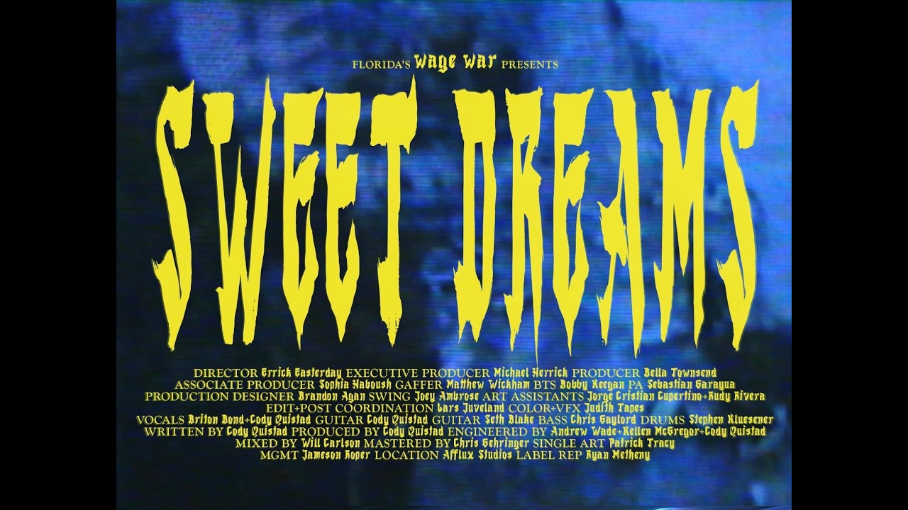 Wage War - Sweet Dreams (Official Music Video)