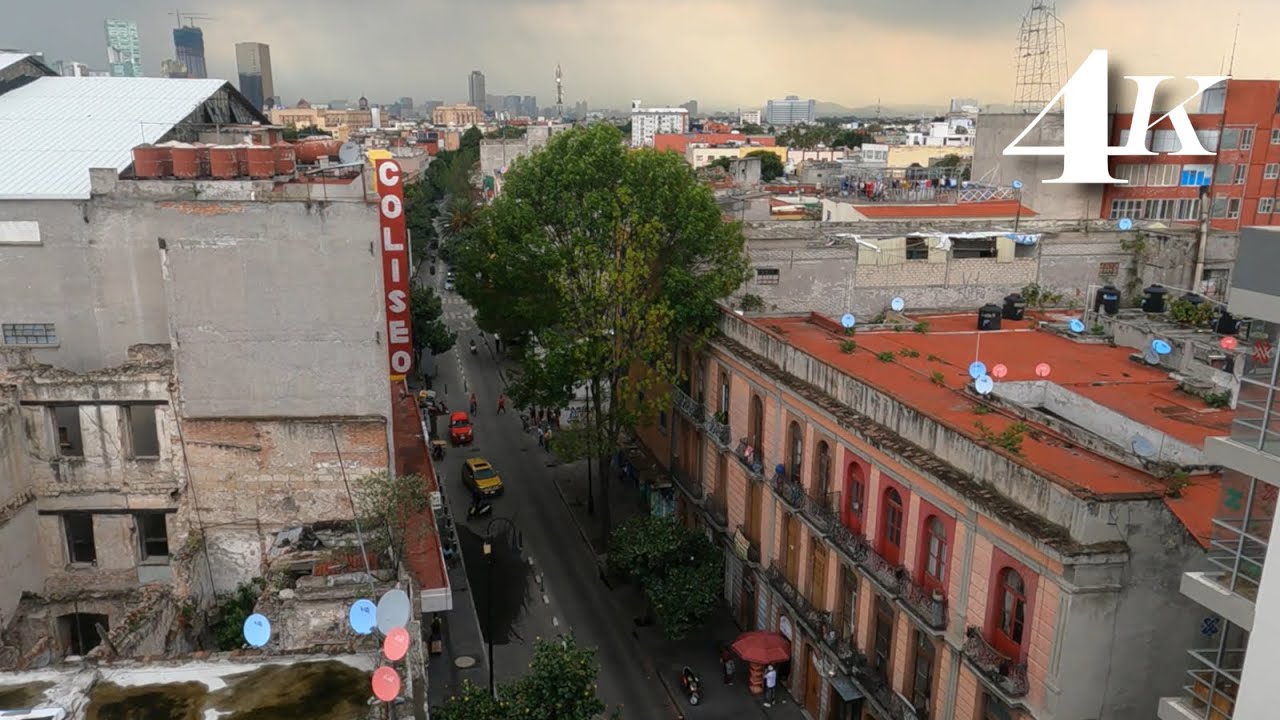 Rooftop View of República de Perú  Before the Thunderstorm | Mexico City Historic Center | CDMX