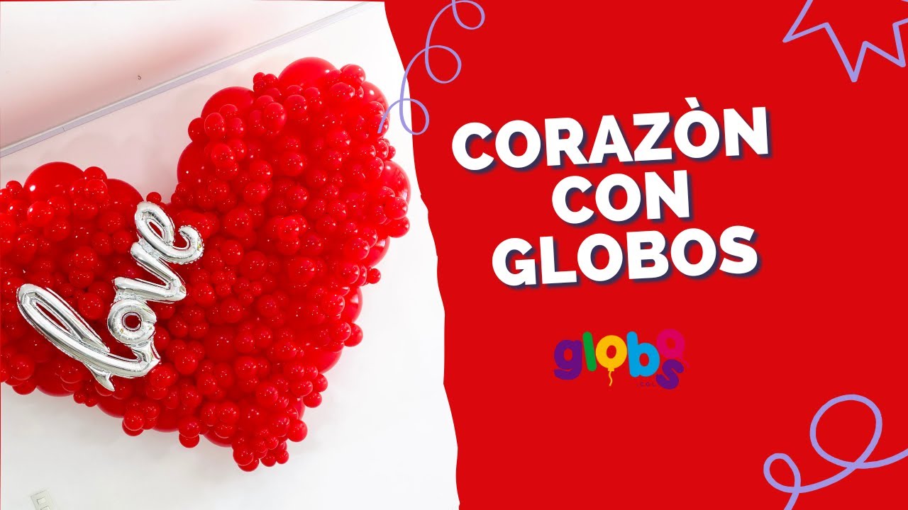 Corazón con globos LOL o globos LINK🎈 How to Make a Link Balloon Heart