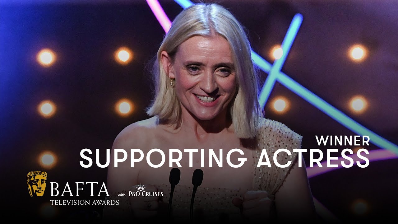 Anne-Marie Duff shares an important message to viewers at home | BAFTA TV Awards 2023