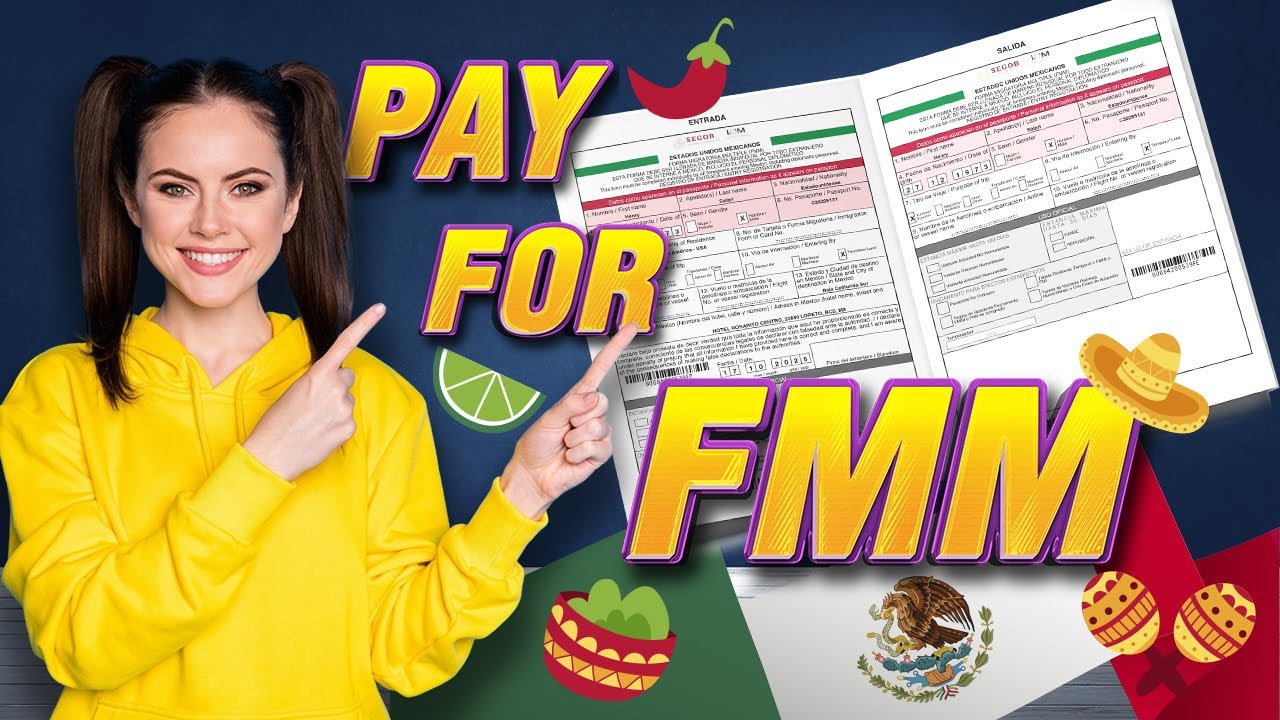 Как заполнить туристическую визу FMM в Мексику и оплатить ее онлайн.
