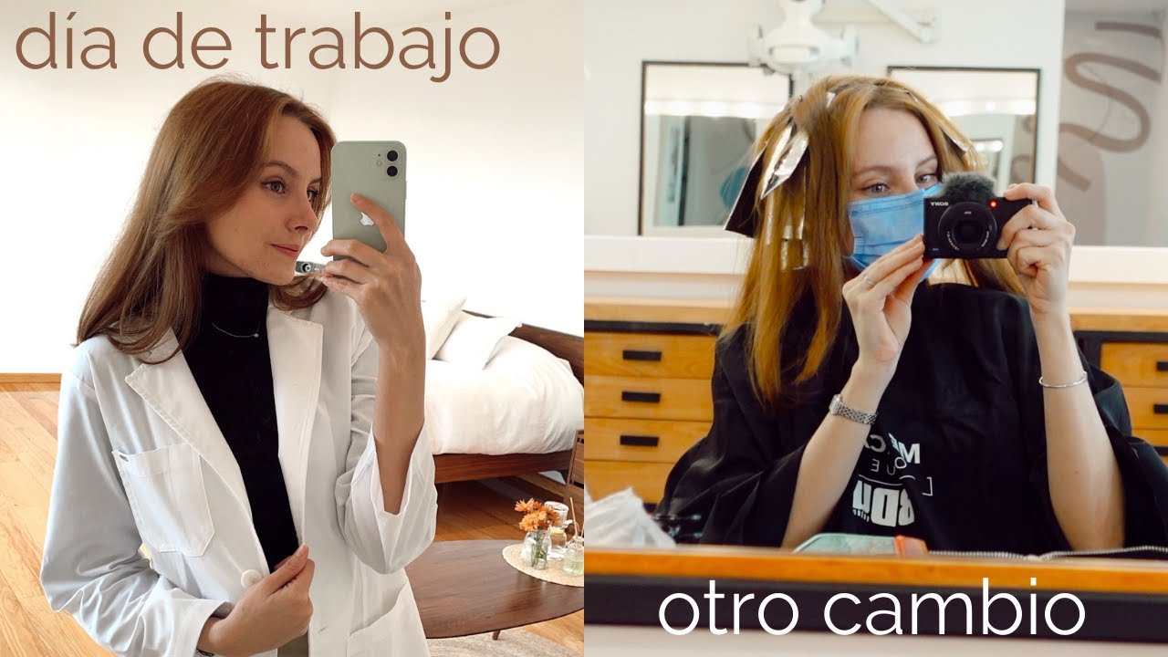 UN DÍA EN MI TRABAJO COMO NUTRIÓLOGA 🍎 + Me pinté el pelo OTRA VEZ.